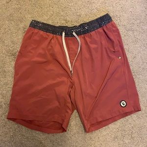 Vuori Saltwater Red Kore Shorts